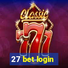 27 bet login